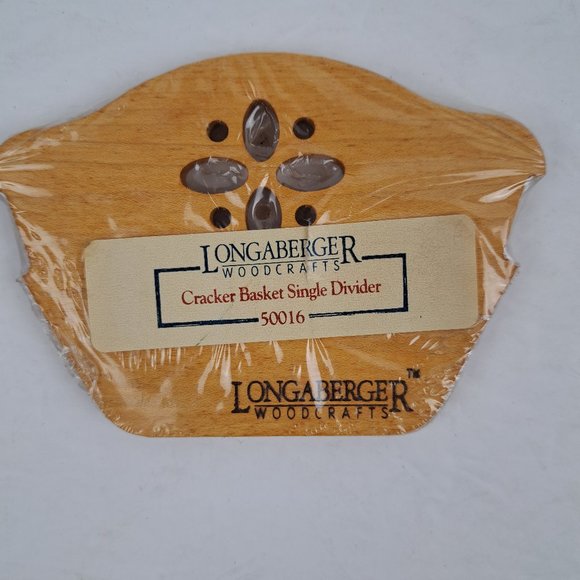 Longaberger Woodcrafts Bread and Cracker Basket Single Dividers New in Package - Picture 11 of 11